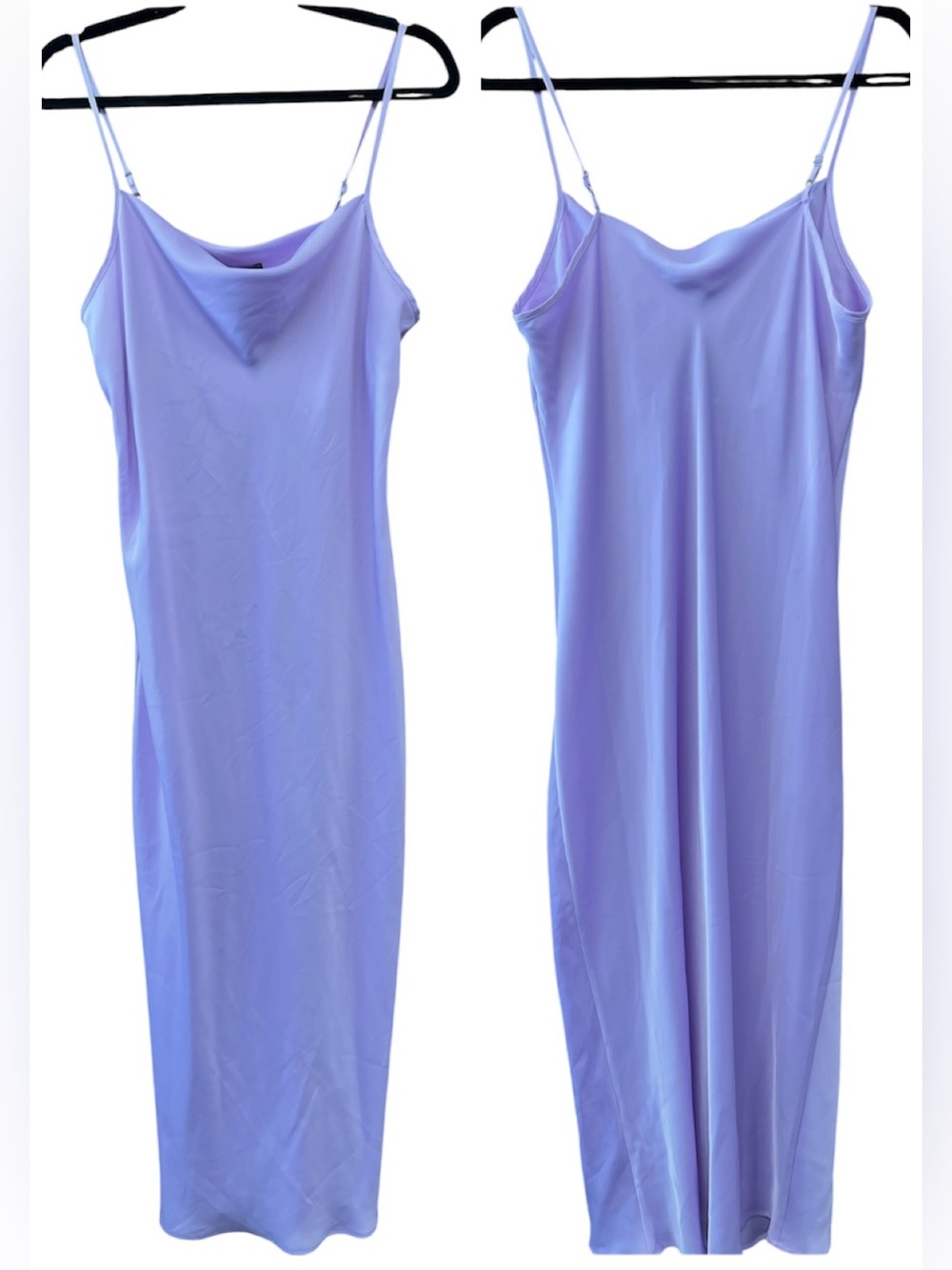 BANANA REPUBLIC Sleeveless Cowl-Neck Midi Sexy Feminine Slip Dress Sz 0